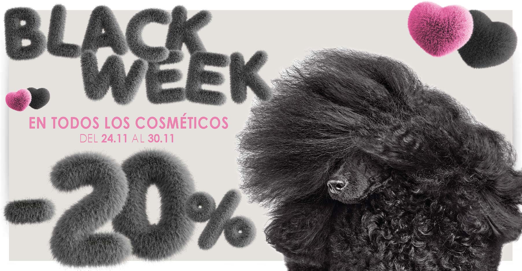 Black Week 20% di sconto sui cosmetici