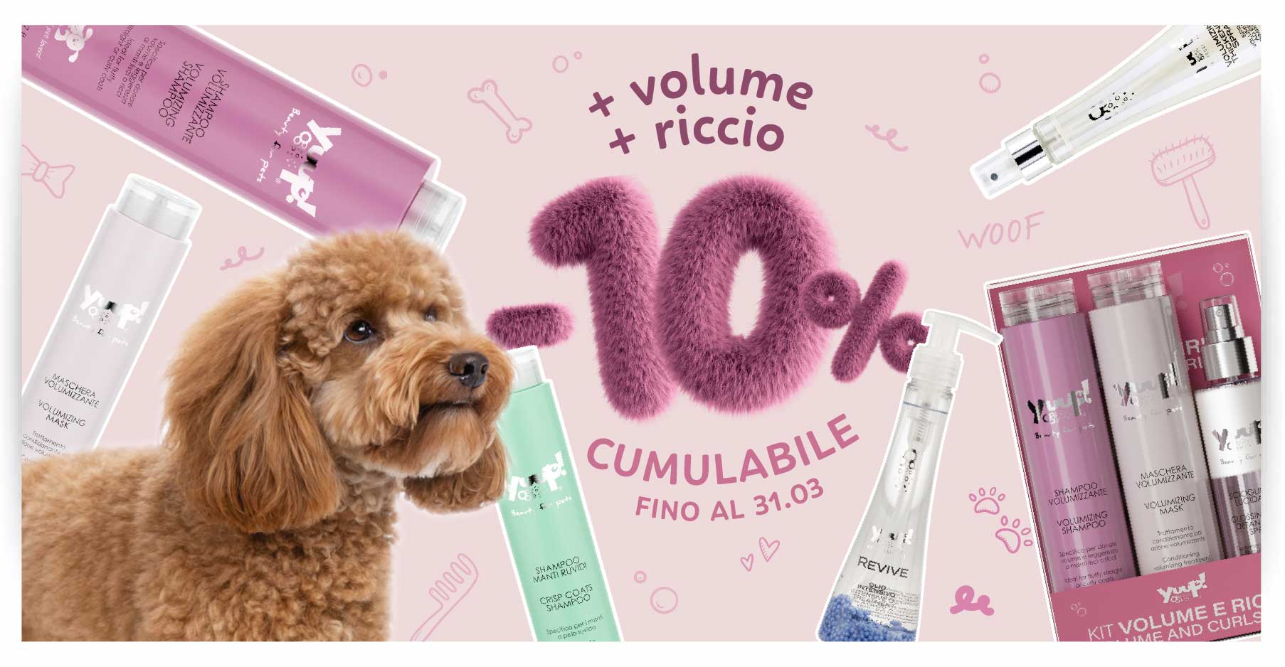 Promo ricci, volume e ruvidi 10% sui prodotti Home 