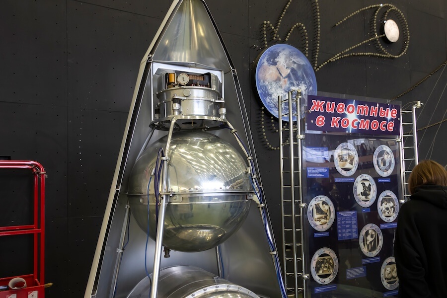 Mostra al museo della cosmonautica di Kaluga